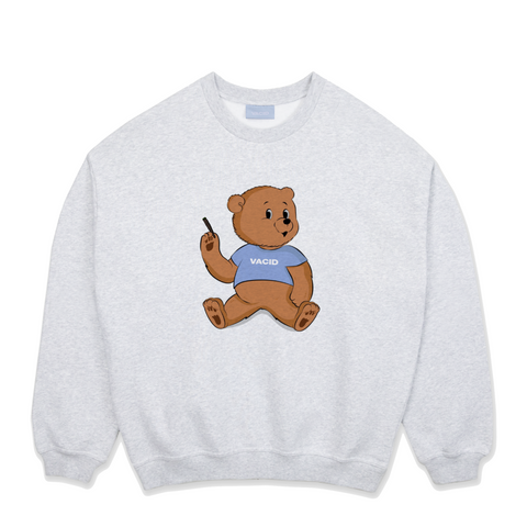 Bubatz Bär Sweatshirt Sports Grey