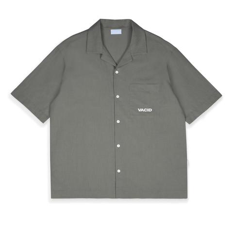 SS Linen Shirt Gunmetal